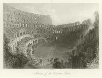 Intérieur du Colisée, Rome