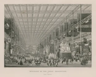 Intérieur de la Grande Exposition, 1851, Département Britannique
