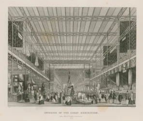 Intérieur de la Grande Exposition, 1851, Départements de Ceylan, Malte et Canada