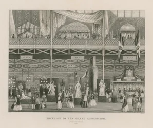 Intérieur de la Grande Exposition, 1851, Département Italien