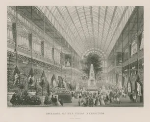 Intérieur de la Grande Exposition, 1851, Transept Sud