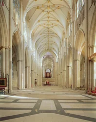 Vue intérieure de la nef, 1291-1345