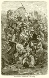 Irruption des Saxons