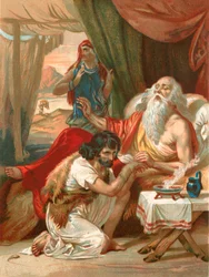 Jacob trompe son père Isaac