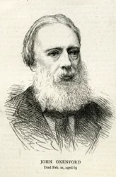 John Oxenford (1812-77) illustration de The Graphic 1877