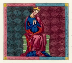 Le roi Henri I pleurant la mort de ses enfants