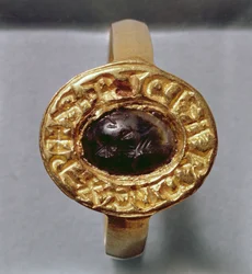 Bague du roi Richard (or et pierre précieuse)