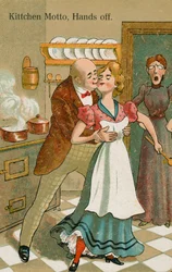 Servante de cuisine molestée