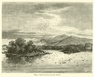 Lac Ionanga, Gabon, Afrique