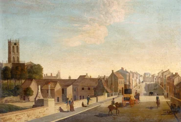 Paysage avec église, c.1790