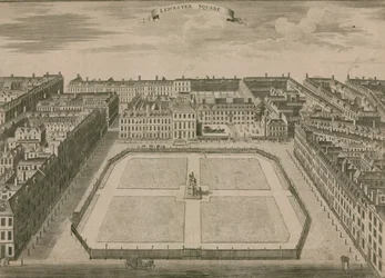 Leicester Square, Londres, en 1754
