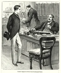 Leonard engagé à remplir le poste de son père décédé (gravure)