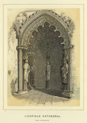 Cathédrale de Lichfield, entrée ouest