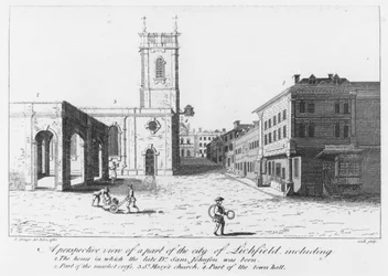 Lichfield, lieu de naissance du Dr Johnson