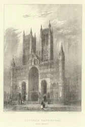 Cathédrale de Lincoln, façade ouest
