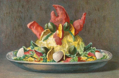 Lobster Salad Mayonnaise (colour litho)