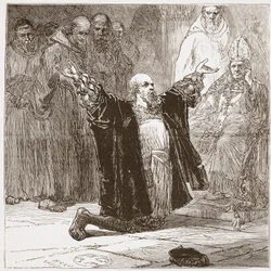 Lord Cobham devant les évêques, illustration de L