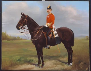 Major George Froom, 2e bataillon, les Connaught Rangers, vers 1881