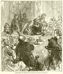 Mœurs des Italiens médiévaux.--Mariage vénitien
