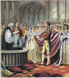Mariage de la reine Victoria Ire (1819-1901) et du prince Albert de Saxe Cobourg Gotha