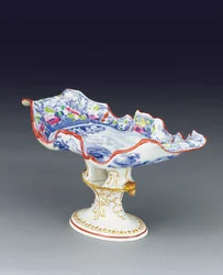 Comport bleu et blanc de Mason, c.1820