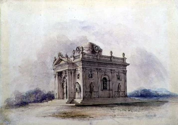 Conception de mausolée, c.1825