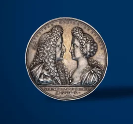 Médaille commémorant le couronnement de Guillaume et Marie, 1689 (avers de 419668)