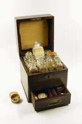 Coffret médical utilisé par Florence Nightingale pendant la guerre de Crimée, 1854-56
