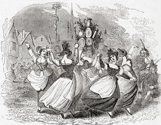 Danse de la laitière, avec pile d