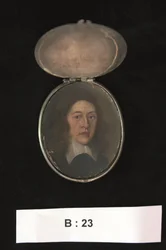 Miniature de Henry Cromwell, Lord Lieutenant d