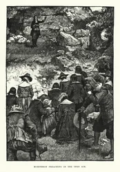 Mompesson prêchant en plein air