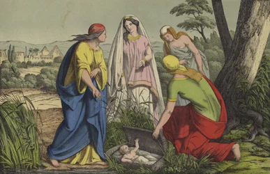 Moïse trouvé par la fille de Pharaon