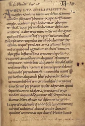 Ms. 197 f.1r Règle de Saint Benoît