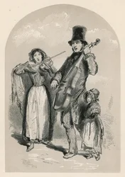 Musique dans la rue, 1849