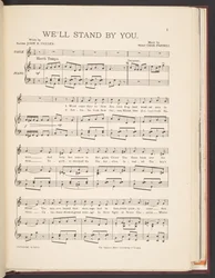 Partition de la chanson 