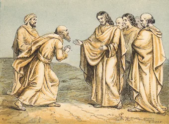 Nathanaël amené à Jésus
