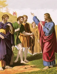 Nathanaël venant à Jésus