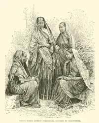 Femmes indigènes (présidence de Bombay), converties au christianisme
