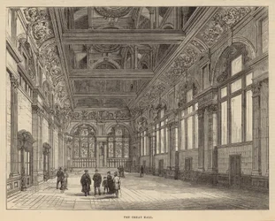 Nouveaux bâtiments de la City of London School : La Grande Salle