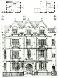 No.70 Ennismore Gardens, South Kensington, de The Building News, 23 juillet 1886