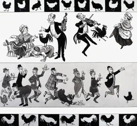 Illustration de comptine