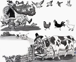 Illustration de comptine