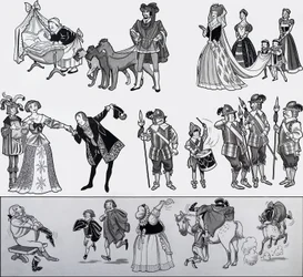 Illustration de comptine