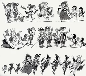 Illustrations de comptines