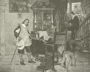 Oliver Cromwell rend visite à Milton