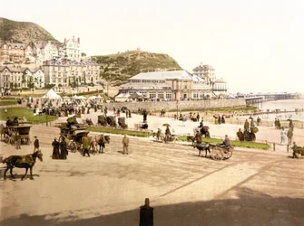 Sur la plage, Llandudno