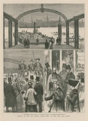 Ouverture du nouveau ferry à vapeur de la Tamise
