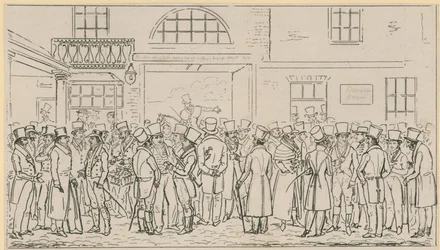 Personnes rassemblées chez Tattersalls