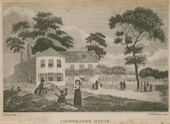 Personnes dans les jardins de Copenhagen House