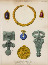 Ornements personnels (lithographie en couleur)